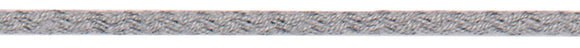 Kordel geflochten, 3 mm, grau hellgrau