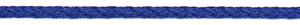 Kordel geflochten, 3 mm, blau königsblau