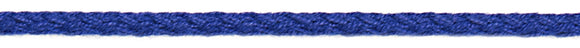 Kordel geflochten, 3 mm, blau königsblau