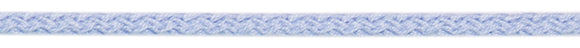 Kordel geflochten, 3 mm, blau hellblau
