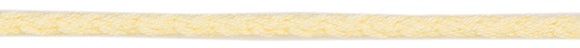 Kordel geflochten, 3 mm, gelb hellgelb