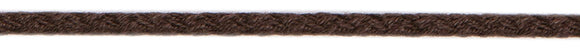 Kordel geflochten, 3 mm, braun dunkelbraun