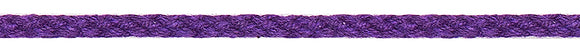 Kordel geflochten, 2 mm, violett brombeer