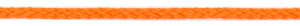 Kordel geflochten, 2 mm, orange