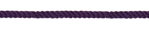 Kordel gedreht, 4 mm, violett brombeer