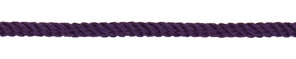 Kordel gedreht, 4 mm, violett brombeer