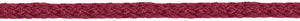 Kordel geflochten, 4 mm, rot dunkelrot
