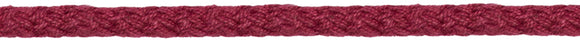 Kordel geflochten, 4 mm, rot dunkelrot