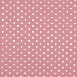 Popelin Punkte groß rosa blush