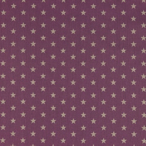 Popelin Sterne klein violett mauve