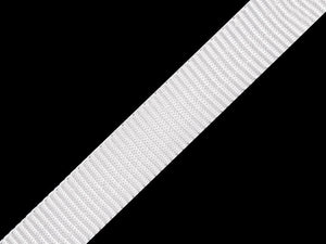 Gurtband, 15 mm, weiß