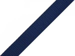 Gurtband, 15 mm, blau blaugrau dunkel