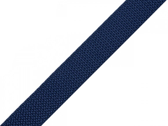Gurtband, 15 mm, blau blaugrau dunkel