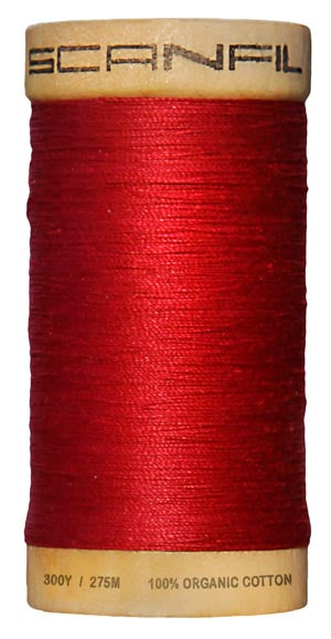 Scanfil Organic Cotton, 100 m, rot, Nr. 4805