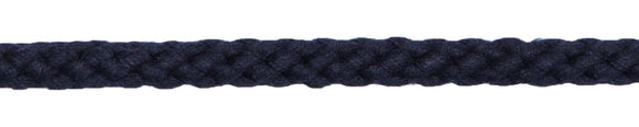 Kordel geflochten, 8 mm, blau dunkelblau
