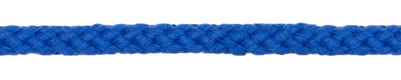 Kordel geflochten, 8 mm, blau königsblau