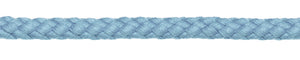Kordel geflochten, 8 mm, blau blassblau