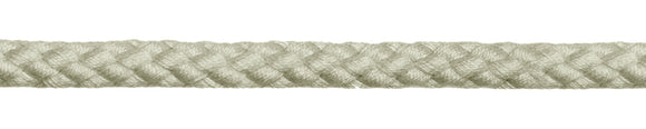 Kordel geflochten, 8 mm, grün graugrün