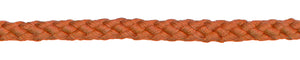 Kordel geflochten, 8 mm, orange terracotta