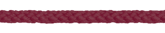 Kordel geflochten, 8 mm, rot dunkelrot