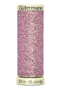 Gütermann Metalleffekt-Faden W 331, 50 m, rosa Nr. 624