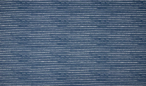 Jersey Streifen unregelmäßig blau jeansblau