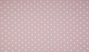 Baumwollstoff Punkte groß rosa dusty pink
