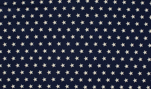 Jersey Sterne blau navyblau