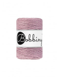 Bobbiny Makramee-Kordel, einfach gedreht, 1,5 mm, dusty pink