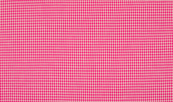 Baumwollstoff Karo 2 mm pink fuchsia