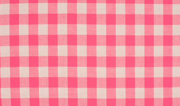 Baumwollstoff Karo 20 mm rosa