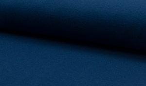 Feinstrickbündchen Uni blau indigoblau