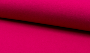 Feinstrickbündchen Uni pink fuchsia