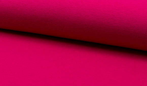Feinstrickbündchen Uni pink fuchsia