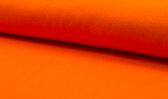 Feinstrickbündchen Uni orange