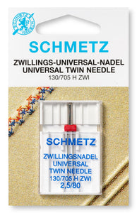 Schmetz Nähmaschinennadel, Zwillingsnadel Universal No. 90/4,0