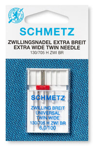 Schmetz Nähmaschinennadel, Zwillingsnadel Universal No. 100/6,0