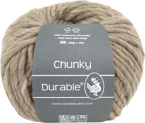 Durable Chunky 100g, Dark taupe (340)