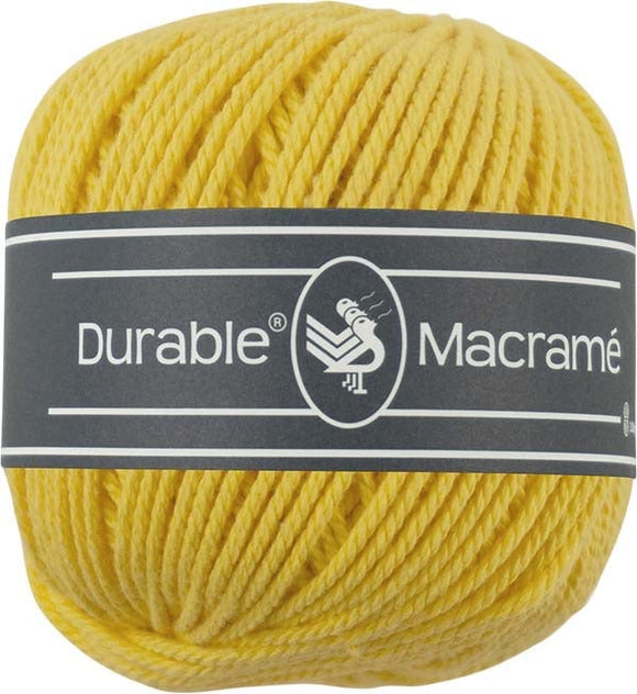 Durable Macramé, bright yellow (2180)