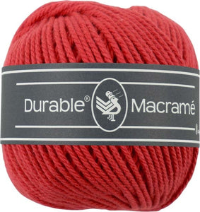 Durable Macramé, red (316)
